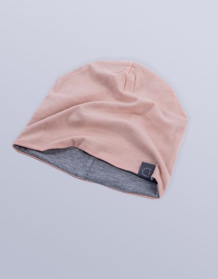 Hat Doubleside Peach/Light Grey